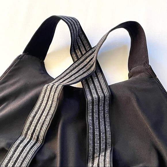 Free People Printed Practice Makes Perfect Active Bra Crossback Black Combo NWT - Picture 8 of 16